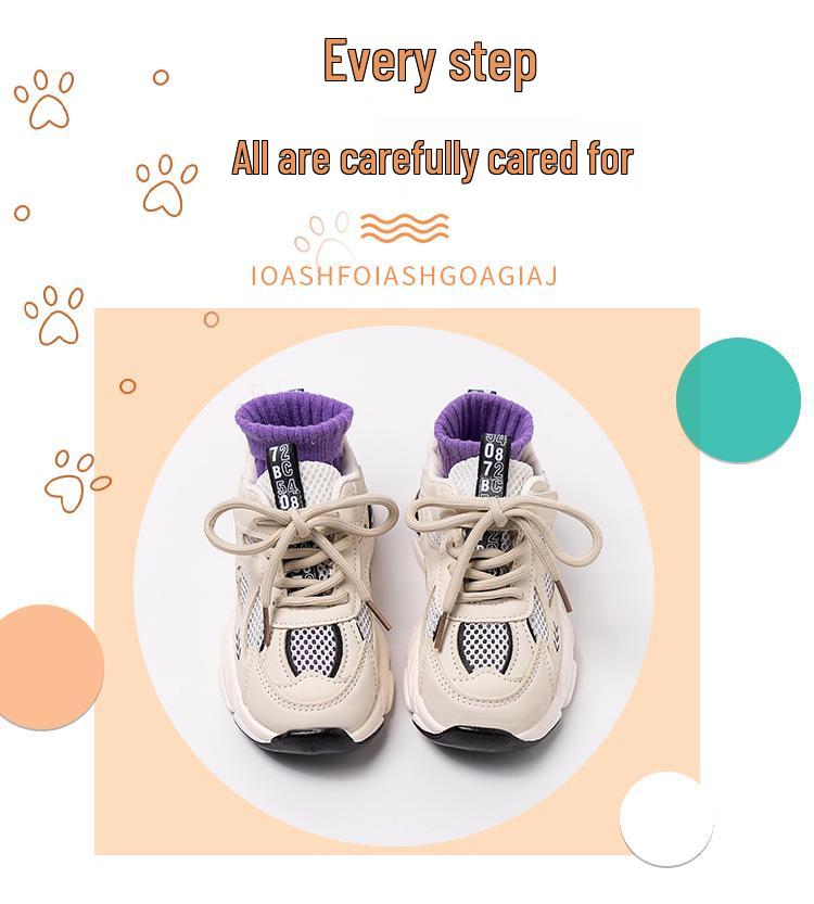 Frühjahr 2026 KindersportSchuhe, Atmungsaktives Mesh, Weiche Sohle, Leichte Laufschuhe für Jungen & Mädchen, Freizeit-Sneaker