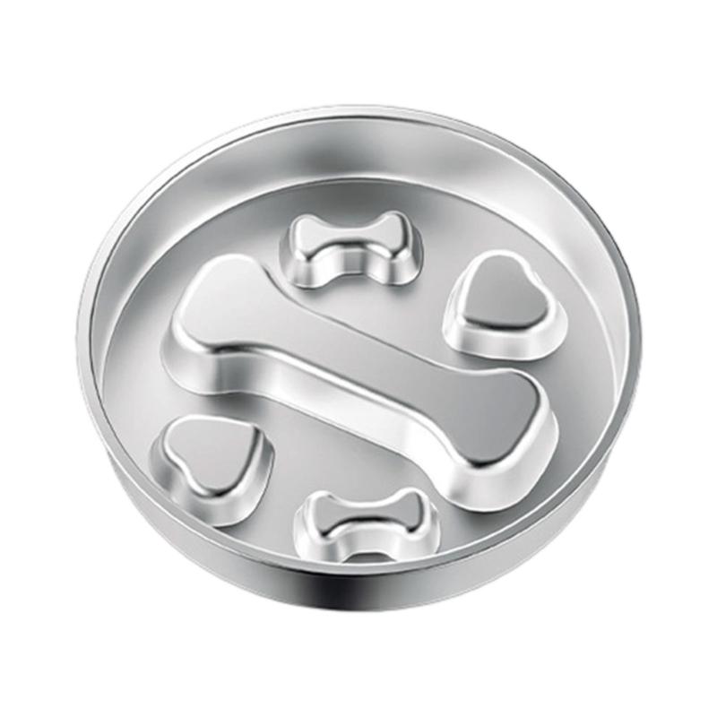 

Slow Feeder Dog Bowls for Small Breeds Dog Food Dish for Fast Eater,Stainless Steels Puzzle Bowls for Small Dogs Cats