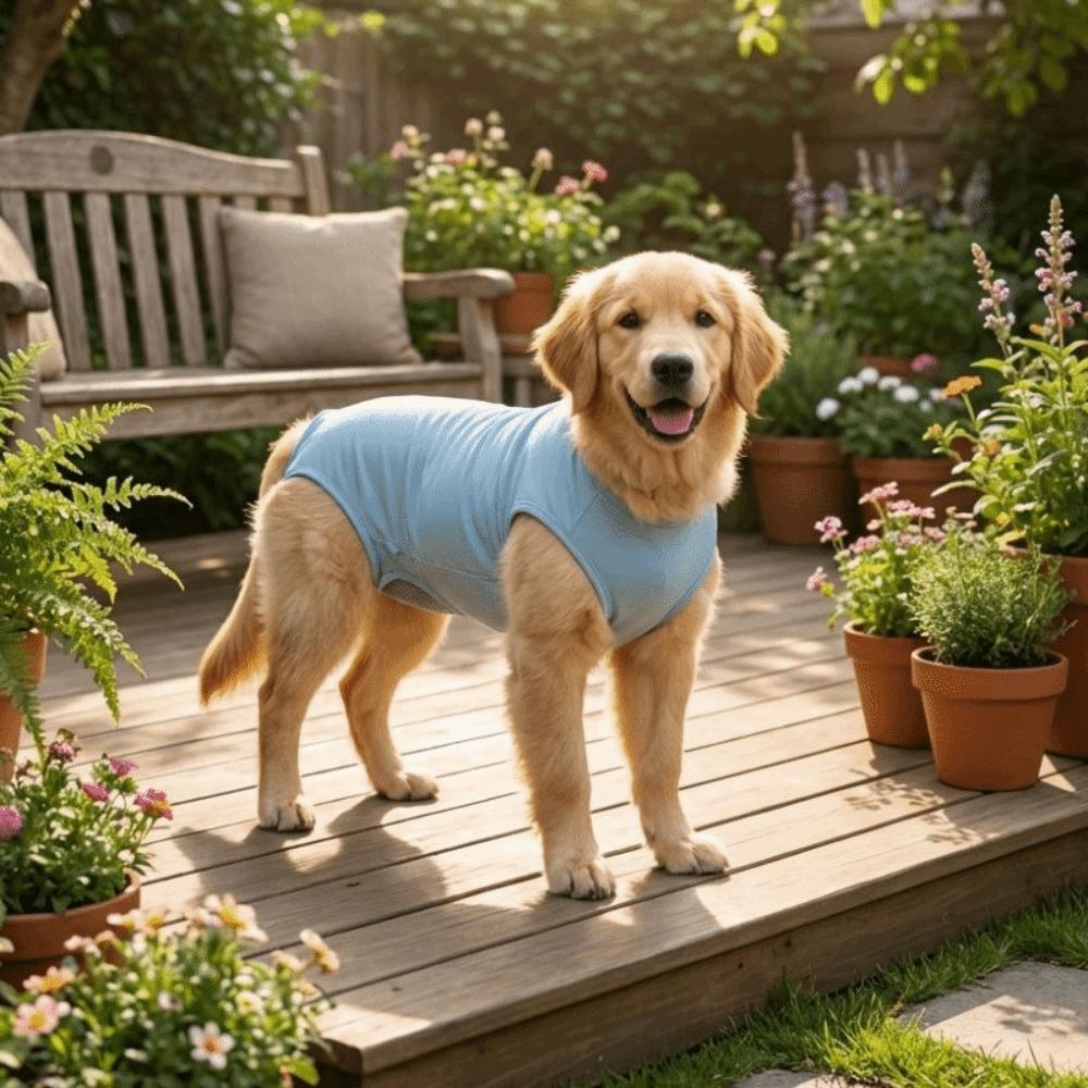 Breathable Cat Recovery Suit Soft Pet Anti-Lick Cloth Pet Sterilization Suit  Spayed/Neutered