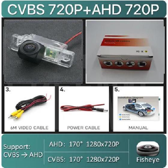 

170 Degree AHD 1080P Car Rear View Camera For Citroen C4 2004-2018 C5 MK2 2007-2017 C3 5D 2002~2009 Reverse Vehicle Monitor AHD 720P CVBS 720P