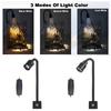 3 Color Modes Fish Tank Clip Lamp Waterproof Energy Saving LED Aquarium Plant Light 360 Degree Rotation 3W