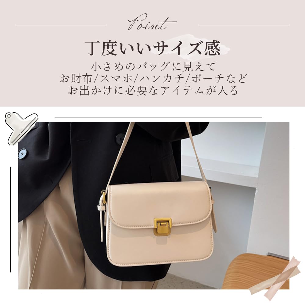 Sac Ita pour Femme Lilly Flora, Sac à Bandoulière, Parfait pour les Mariages, le Bureau, le Quotidien et les Trajets. Mode Coréenne, Mignon et Élégant, Blanc.