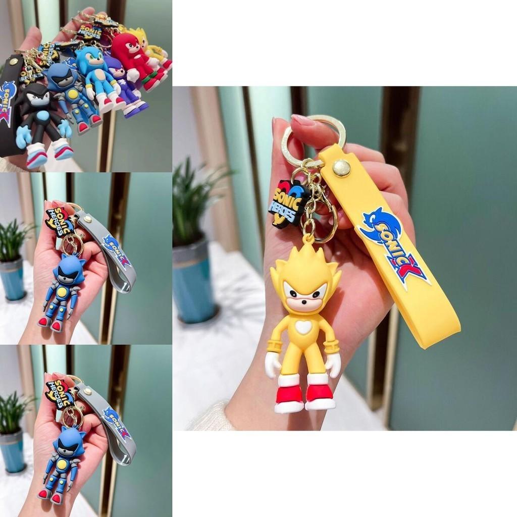 Sonic The Hedgehog Keyring Cute Cartoon Pendant Bag Charm For Anime Fans
