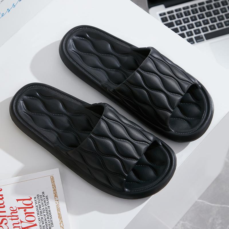 Slippers Women's Home Couple Hotel Bathroom Non-slip Thick Bottom Massage Indoor Summer Cool Slippers Men