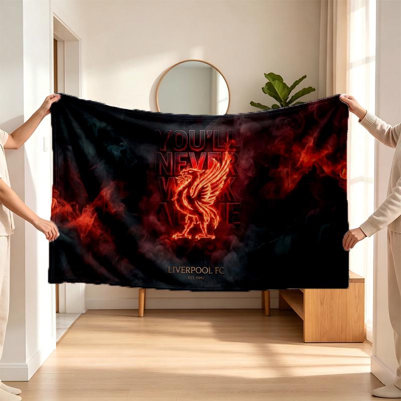 Liverpoolis (26) Flanelinis pledas – švelnus akcentas miegamajam ir svetainei bei jaukia namų dovana