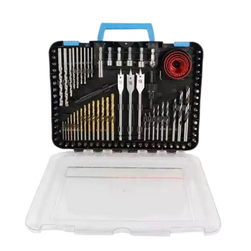 

100-Piece Twist Drill Set for Woodworking and Construction