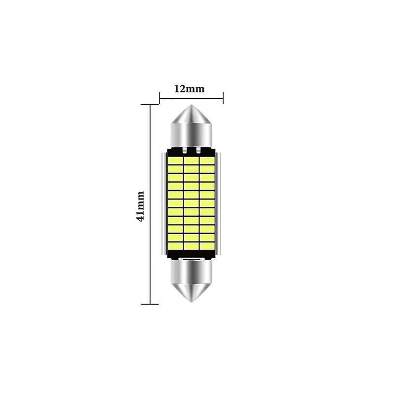 5/10 Stück Auto LED C5w/C10w Front- und Rückseiten-Leselichtbirne Doppelkontakt Superhell Dekodiert Kennzeichen-/Instrumentenlicht
