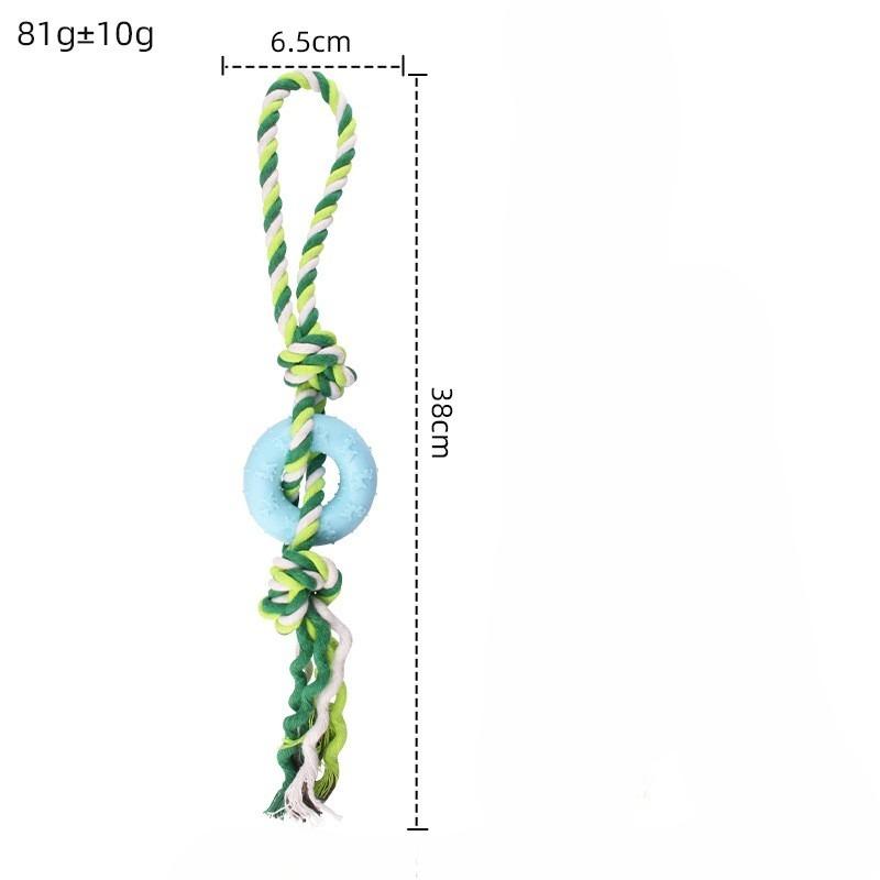 

Pet Toys, Cotton Rope, Dog Pen, Drawstring, Durable Teeth, Rope Knot, Training, Self-entertainment and Boredom Dog Toys синий