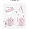 Lunch Box for Women Insulated Lunch Bag Cute Puffer Lunch Tote Bags Lightweight Quilted Reusable Cooler for Work Picnic Travel