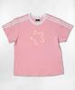 Nasyujeueol Star Font Logo Semi-Crop Short Sleeve T-Shirt 6 Colors