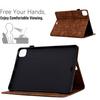 A6 For iPad Pro 11 (2024) Case Card Slots Stand Rhombus Auto Wake/Sleep Leather Tablet Cover