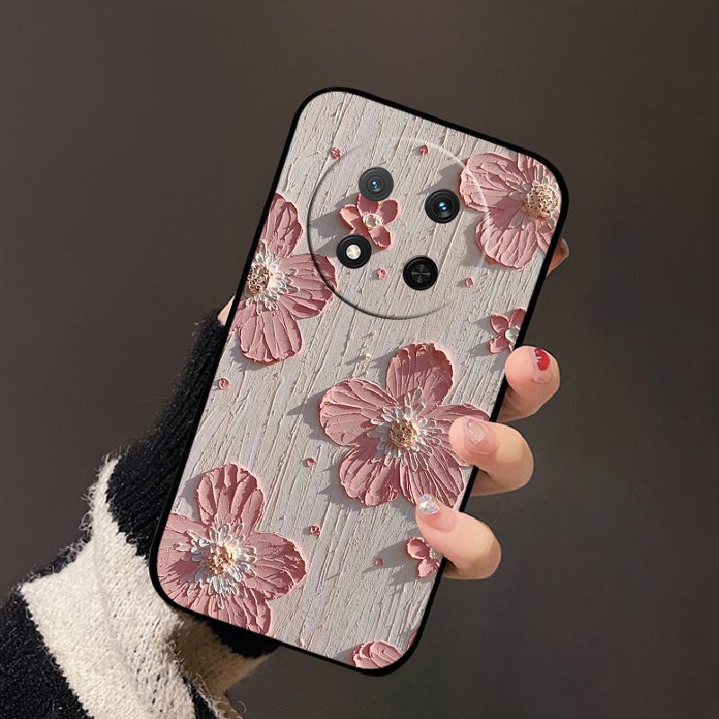 Für Honor X9c 5G X60 Pro 5G Mode Farbe Schild Luxus Silikon Hülle Funda Für Honor X9C 5G X60 Pro 5G Schwarze Rückseite