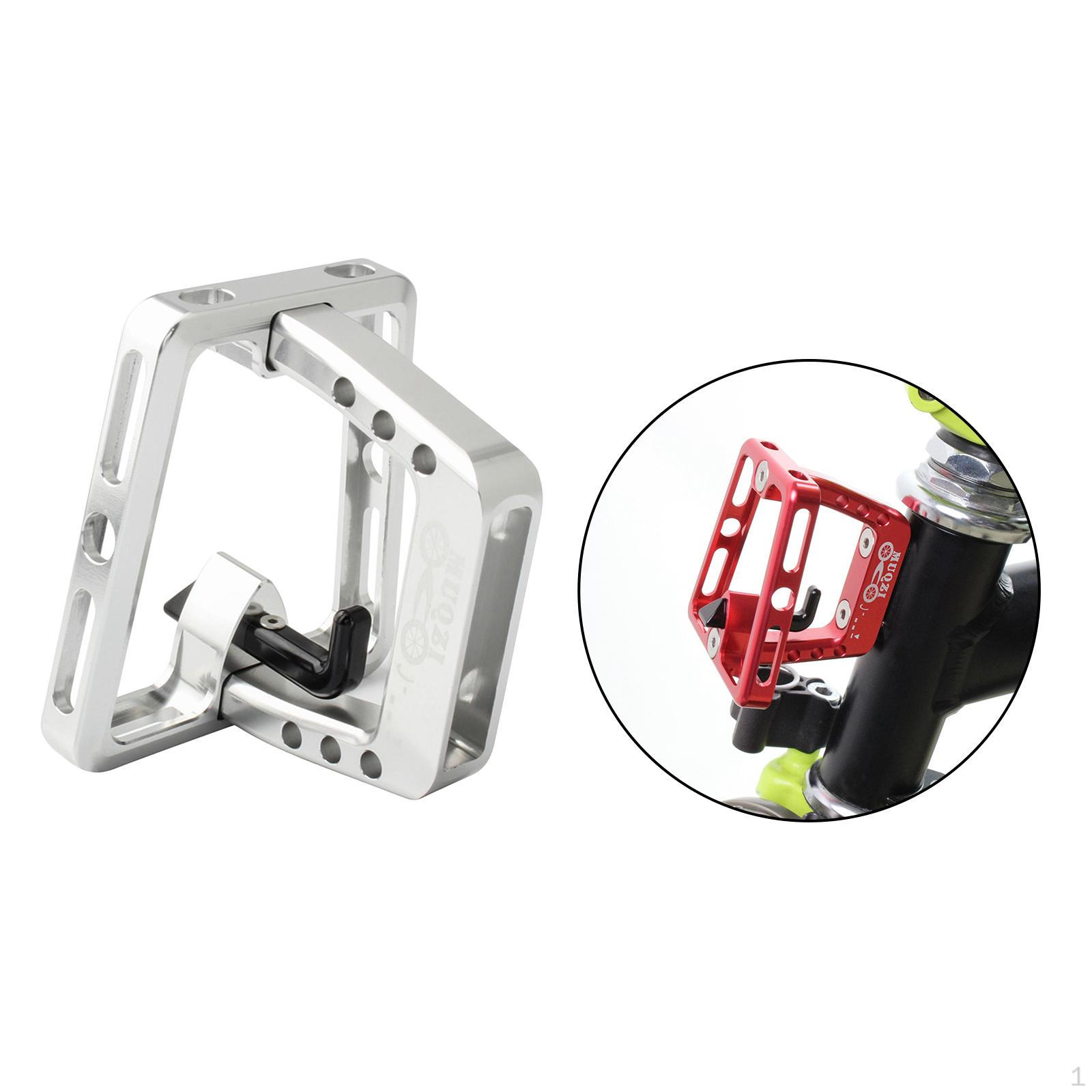 

Front Carrier Folding Block Mount Cage срібний