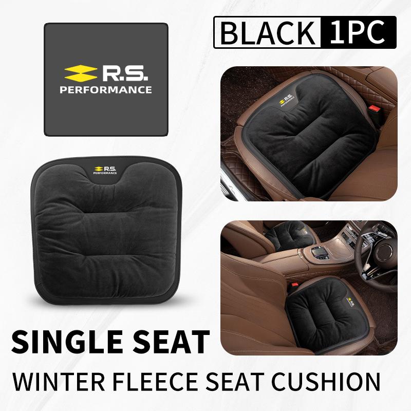 Car Flannel Booster Pad Seat Cover Plush Winter Cushion Warm For Renault Symbol Clio 3 4 Sparco Dacia RS Megan Scenic Espace AA7