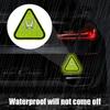 Dncr6 1/3Pcs Car Body Trunk Safety Warning Mark Car Emblem Reflective Sticker For Honda Mugen Typer ACCORD Airwave Avancier Civic FIT
