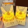 Musical Light Up Birthday Card 3D Happy Birthday Greeting Card With Light and Music for Women Men Husband Wife Children
