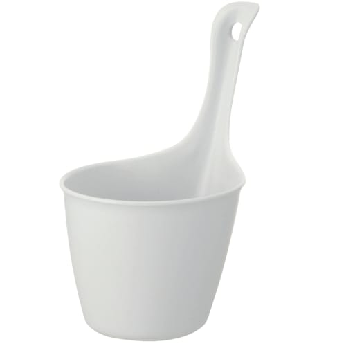 Richell Hayuru Wash Bowl, White, Made in Japan, Antibacterial, Handle, Bathtub, Bathroom Basin, Simple and Stylish Design with Hook Hole, Bathtub, Bat