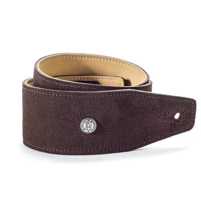 Jim Dunlop BMF Leather Strap, 2.5" Mahogany