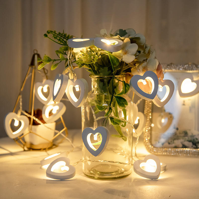 1pc Love LED String Lights, Suitable For Valentine's Day Christmas Garden Bedroom Holiday Birthday Party Decoration