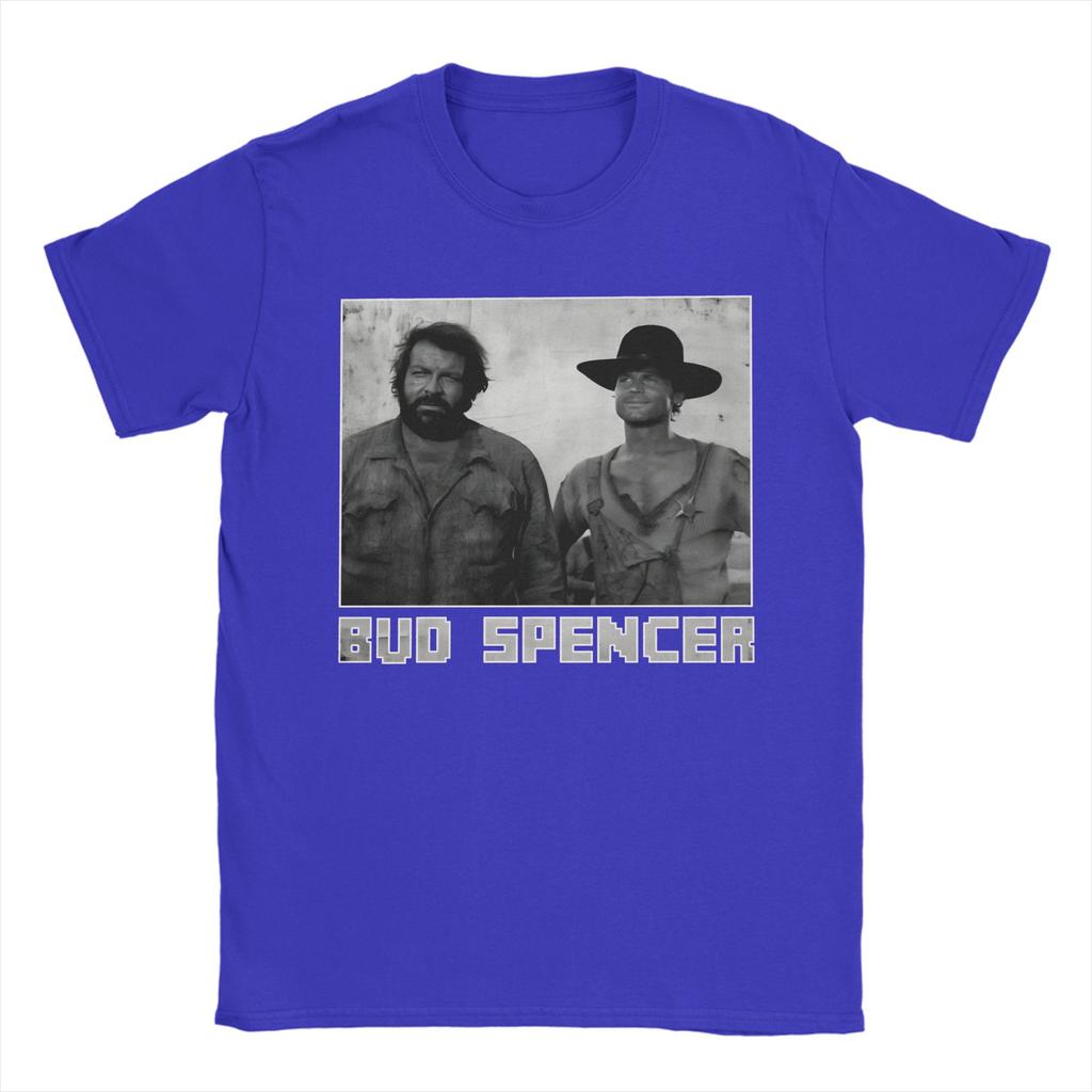 Vintage Bud Spencer T Shirt Summer Fashion TShirts Unisex Pure Cotton Round Neck Plus Size 5XL Top Tees ShortSleeved Vintage Tops