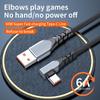 L-Shaped 100W 6A Fast Charging Cable for Huawei & Xiaomi - Ideal for Gaming