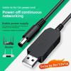 USB Power Boost Line DC 5.5*2.1mm WiFi To Powerbank Cable Connector DC 5V To 12V USB Cable Boost Converter Step-up Cord for Fan