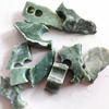 About 100g Natural Hetian Green Jade Jasper Stone Cutting Scraps Crystal Specimen Diy Making Home Decoration Stone Healing Gift