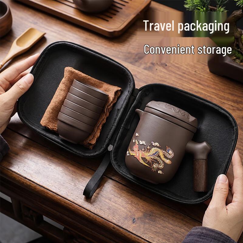 Portable Zisha Kung Fu Tea Set