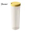 Moisture Proof Food Jar Airtight Spaghetti Storage Container, Clear PP Rotate Open Noodle Organizer, Kitchen Pantry Preservation Bin for Dry