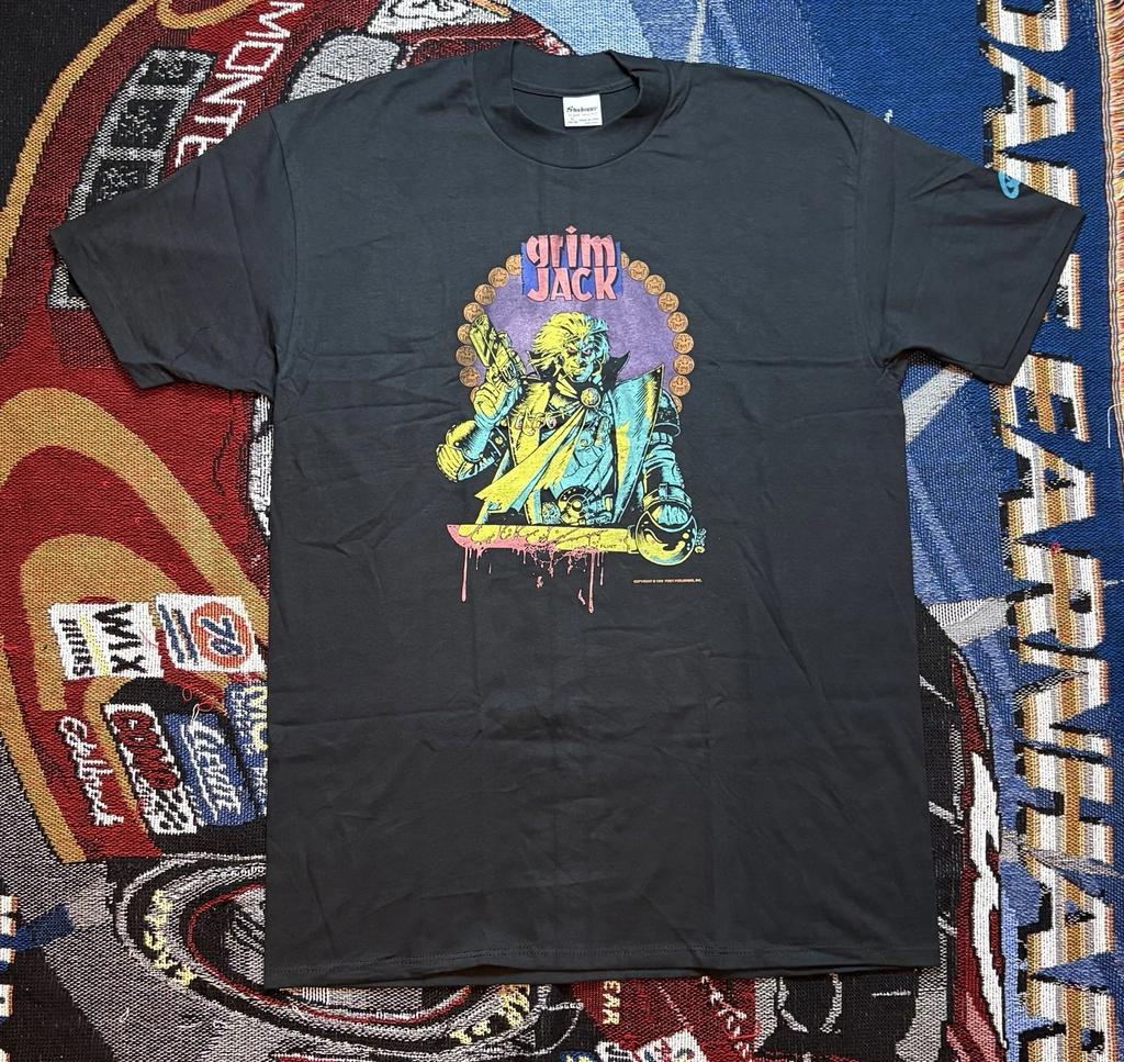 Vintage Grim Jack Shirt Comic Tee XL Stedman Graphitti NOS 1989