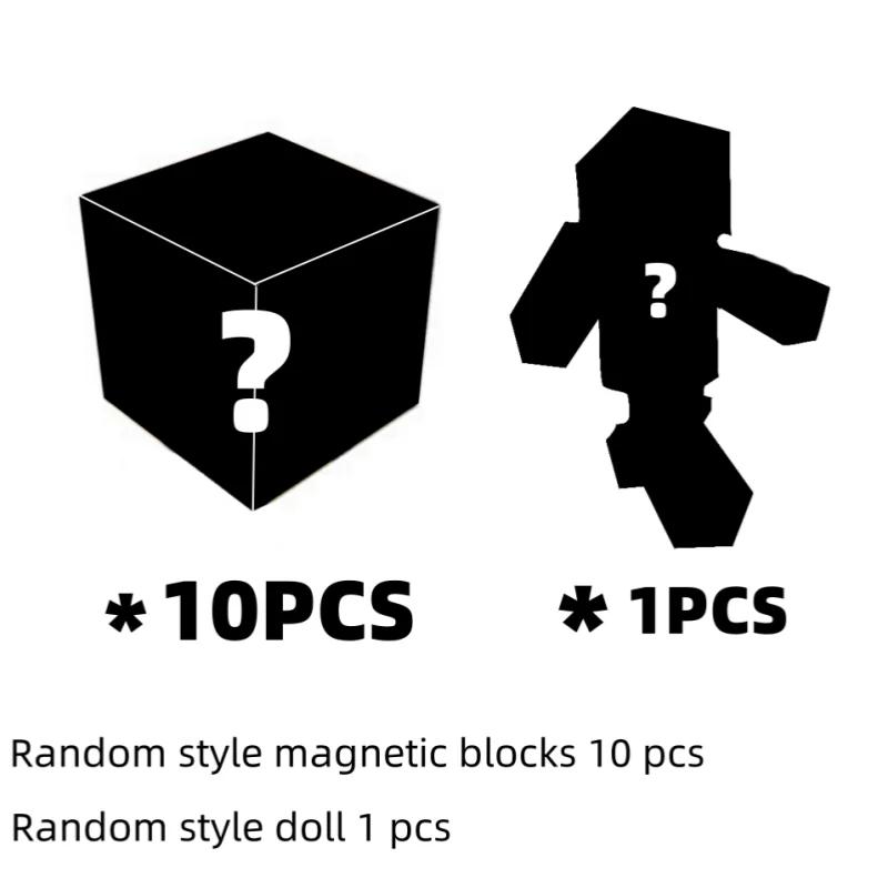 

Новые магнитные строительные блоки Mine World Cube Magnet World Set для детей от 3 лет и старше, модель своими руками, лучшие игрушки Монтессори-энсори