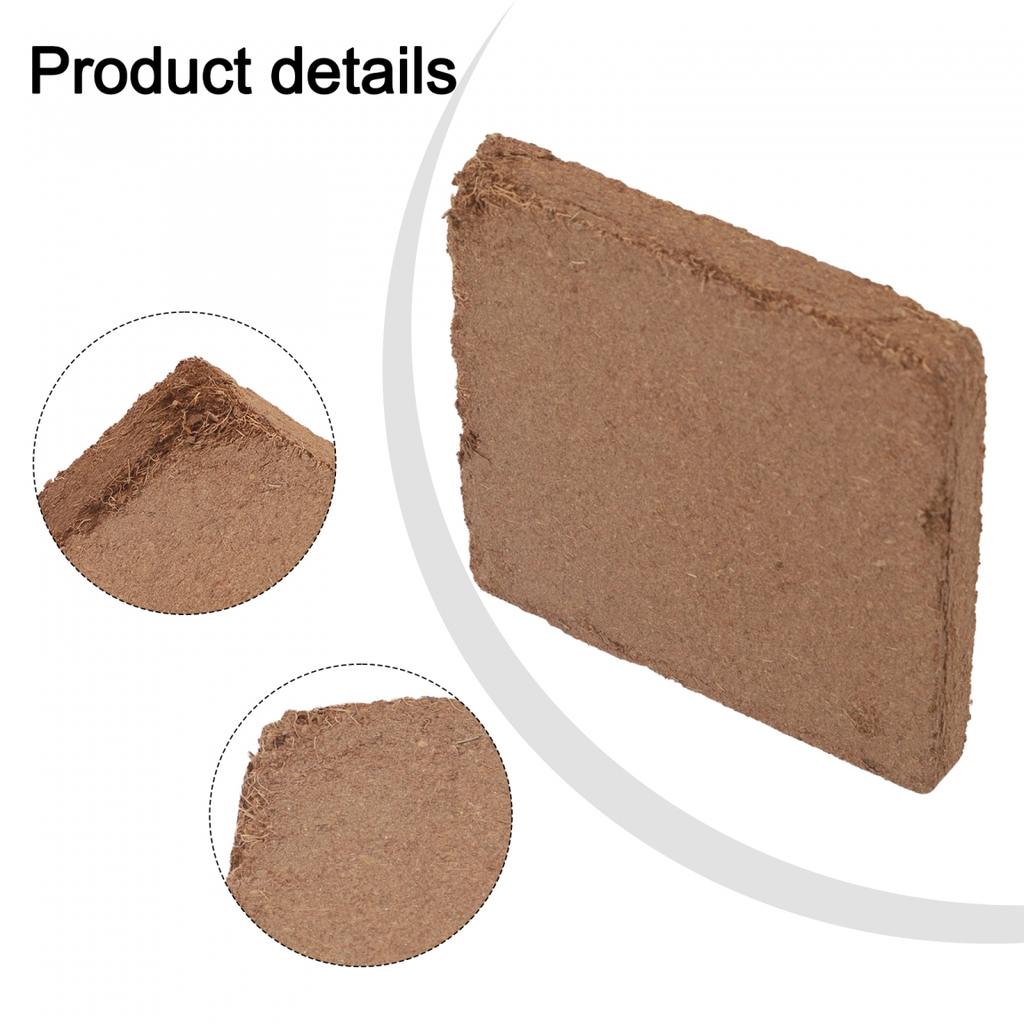 Aerated Coco Coir Soil Block Organic Solution for Healthy Plant Growth