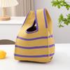Korean Style Women's Striped Knit Tote & Vest Bag - Trendy Handbag Gilet
