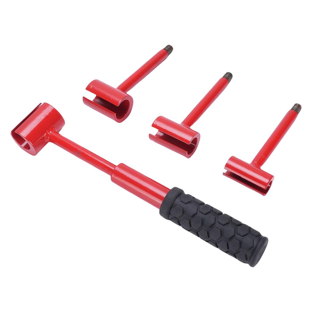 Door Hinge Adjustment Tool Kit 4 In 1 Steel Silicone Hinges Gap Adjusting Wrench Hinge Bender Tool
