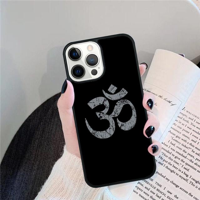OM Yoga GOA Zen Symbol Muschel Hülle Für iPhone 17 Air 15 16 14 13 12 Pro Max 11 Pro Max Plus Handyhülle Abdeckung
