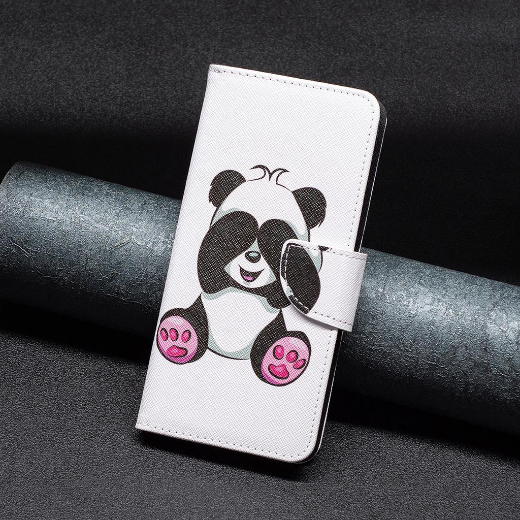 BINFEN COLOR For Nokia G22 Leather Stand Phone Case Pattern Printing Magnetic Clasp Wallet Cover