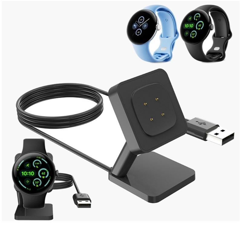 Stazione di Ricarica Dock Universale a Posizionamento Automatico Per Smartwatch Watch 3/2 Durabilità Pratica per Viaggi Struttura in ABS