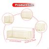 Spice Rack Organizer Hanging Kitchen Basket Lightweight Wall Mount Wire Storage for Office