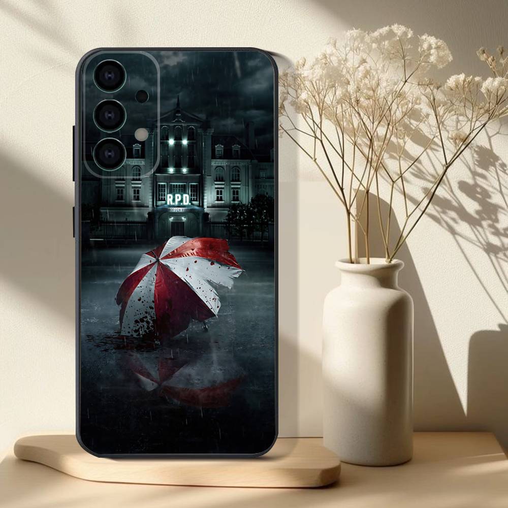 Game Resident Evil Video Phone Case For Samsung S 25,24,23,22,30,21,10,9,Ultra,Plus,Lite,FE,4,5G Black Soft Case