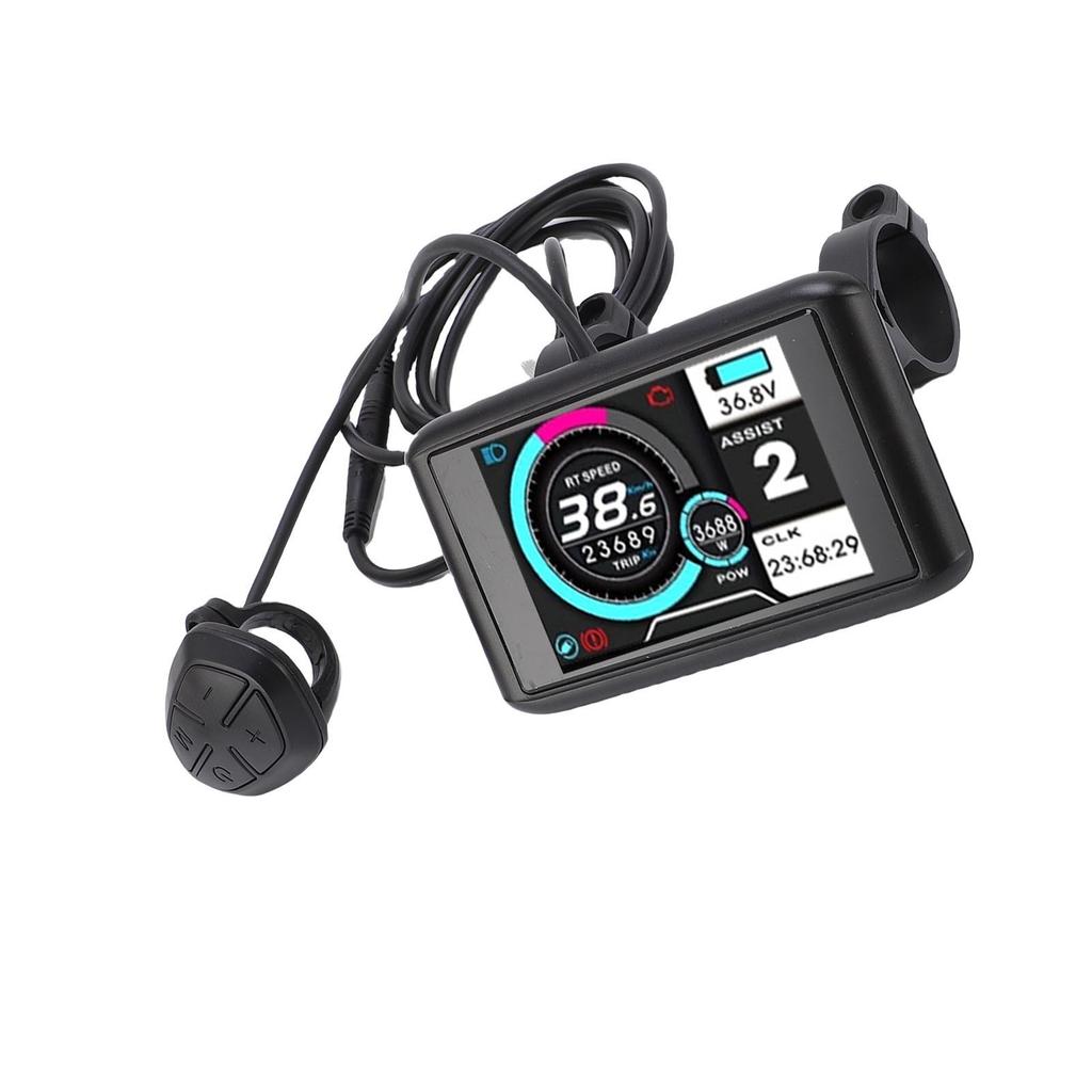 Electric LCD Display Meter UKC1 Water Proof LCD Display Screen Control Panel with SM Cable for Electric Bike Scooter