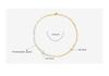 18K Gold-Plated Titanium Necklace with Freshwater Pearl Splice