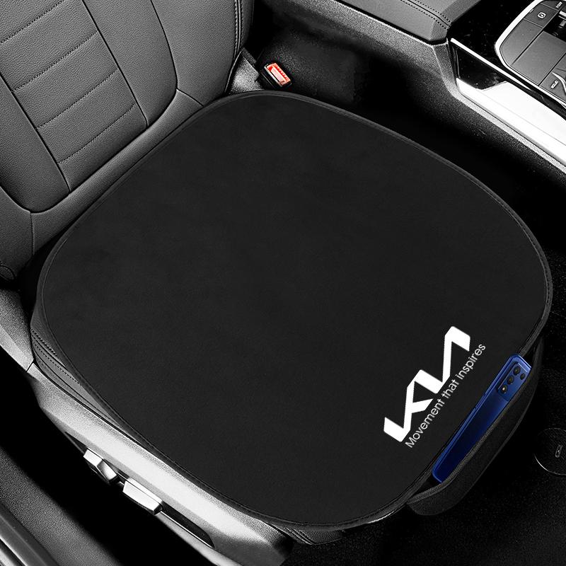 Cztery Pory Roku Uniwersalna Oddychająca Pluszowa Pokrowiec na Poduszkę Fotela Samochodowego i Zagłówek Samochodowy Do Kia Rio Ceed Sportage Cerato Soul Picanto