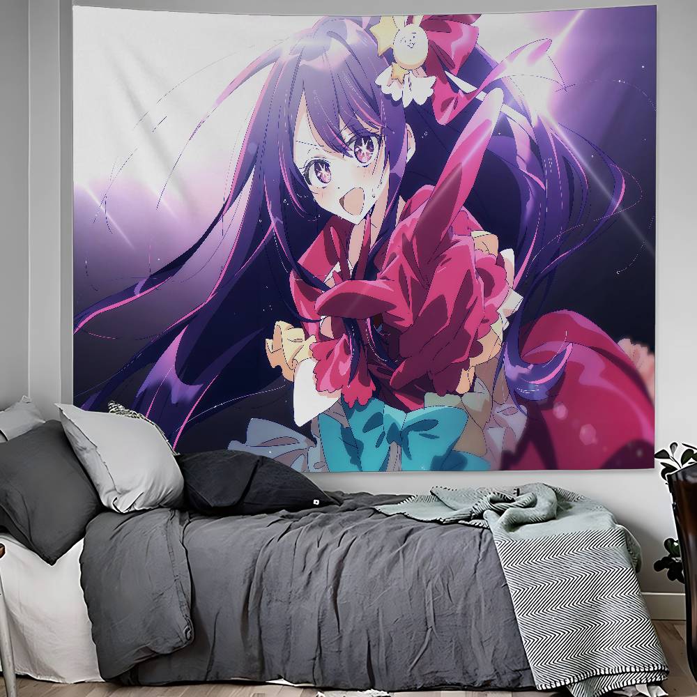 Kawaii Anime Oshi No Ko Hanging Bohemian Tapestry Bohemian Wall Tapestries Mandala Kawaii Room Decor