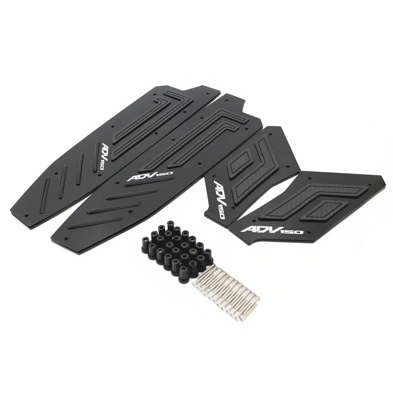 

Подставки для ног Honda ADV150, комплект подушек для ног, передняя и задняя подставка для ног для Honda ADV150 ADV 150, подставка для ног, подставка для ног чёрный