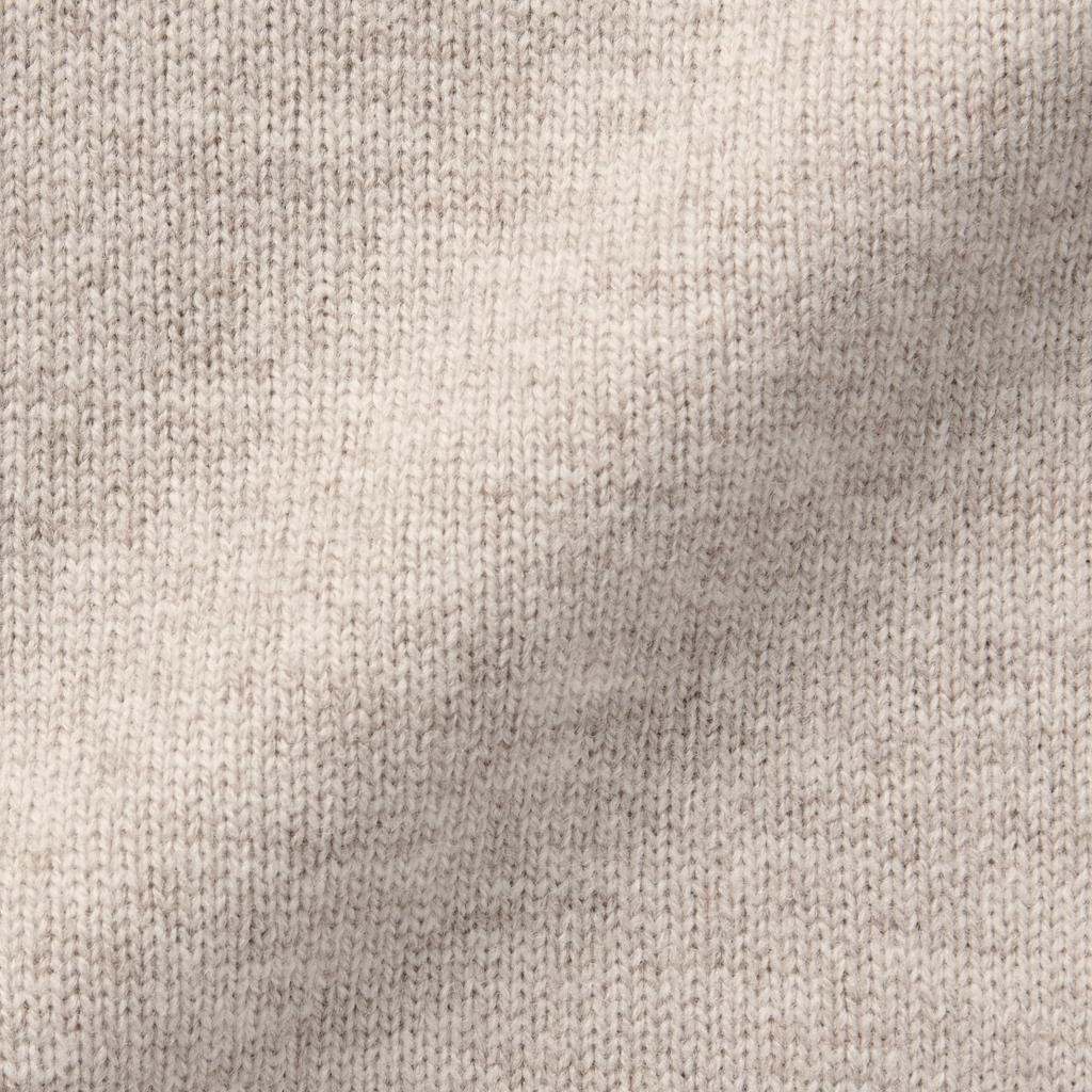 MUJI Washable Wool Size Size Small Men's Mid-Gauge V-Neck Cardigan, Oatmeal, AA0PHA4A, Men's