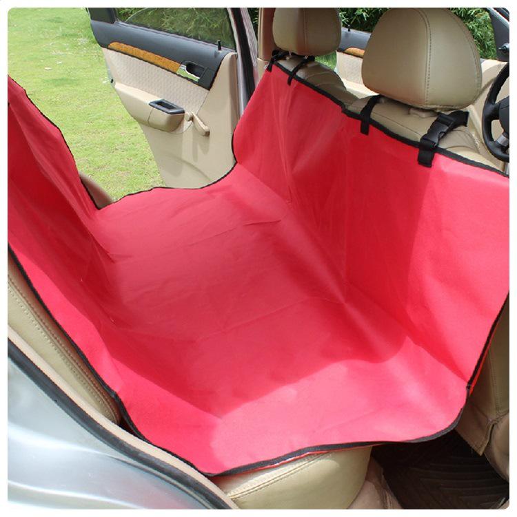 Pet Car Seat Cover: Double Seat, Waterproof Oxford Cloth Cushion