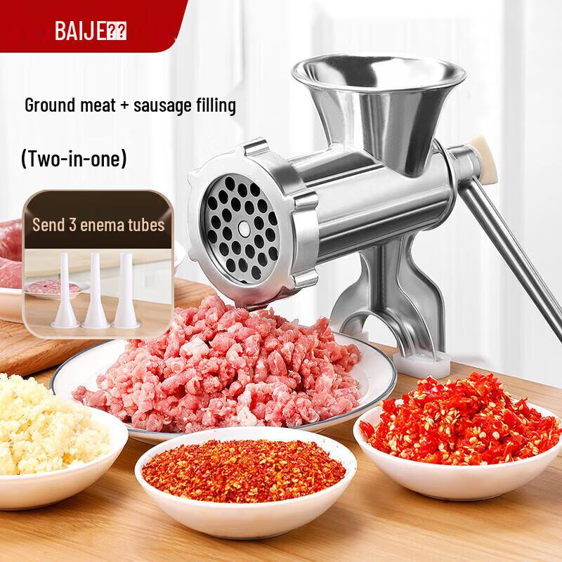 Ручная набивочная машина для колбас и мясорубка Baijie