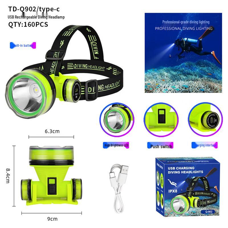 

UOSU 902 Outdoor Fixed-Focus Diving Headlamp