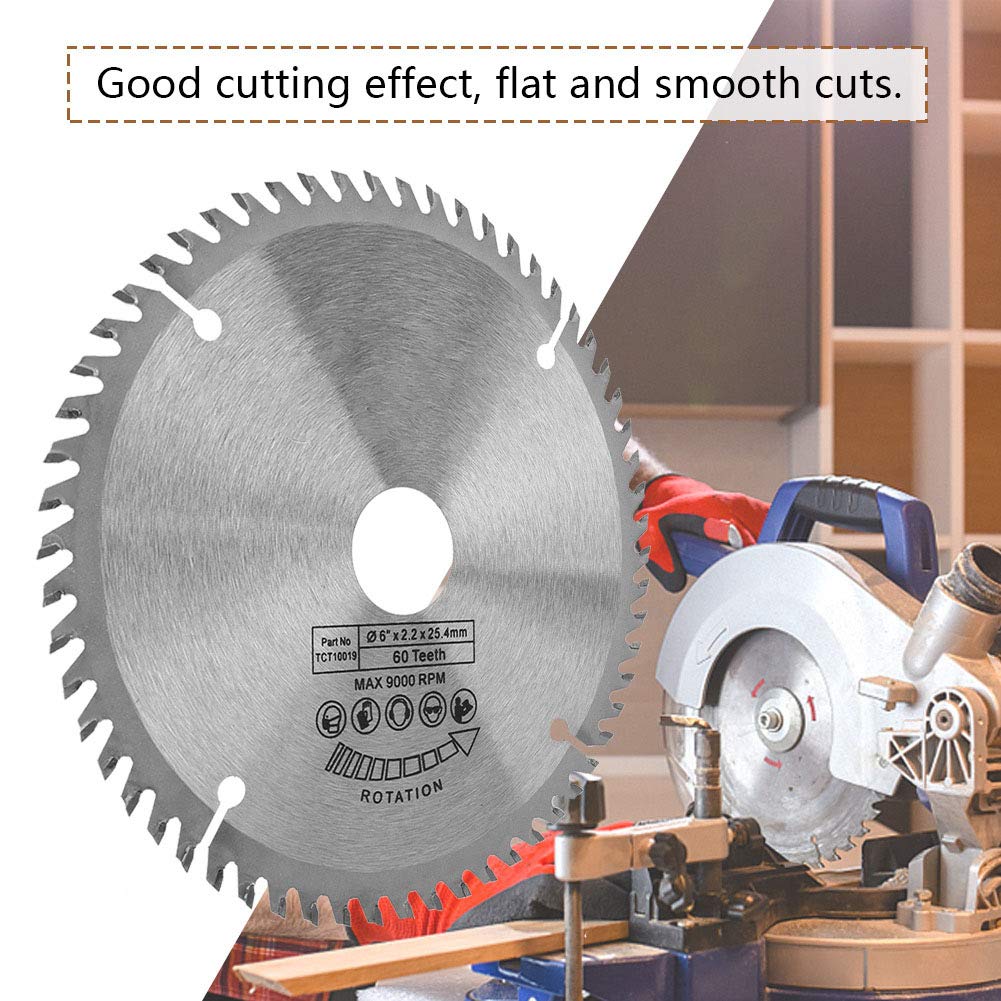 4"/5"/7" Carbide Tip Angle Grinder Cutting Disc Alloy Saw Blade Wood Disc for Electric/Aluminum/Table/Dust-Free Dril 1pc
