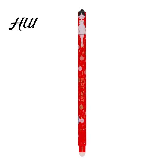 Reusable Erasable Pens Pen Set Christmas Smooth Writing Ink Holiday Themed Gel for Wish Lists Love Cards Festive Desk Decor Rewritable